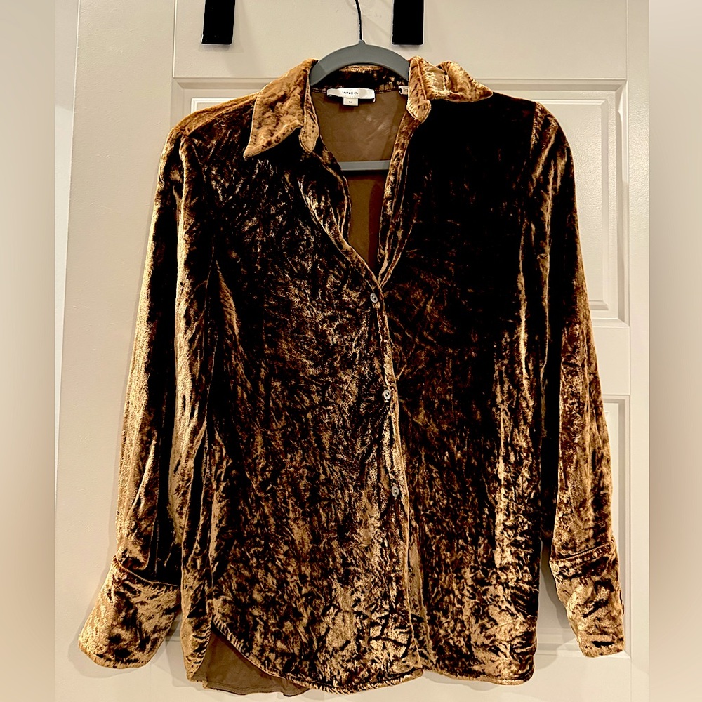 Vince Velvet button up